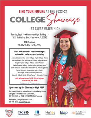 College Showcase flyer